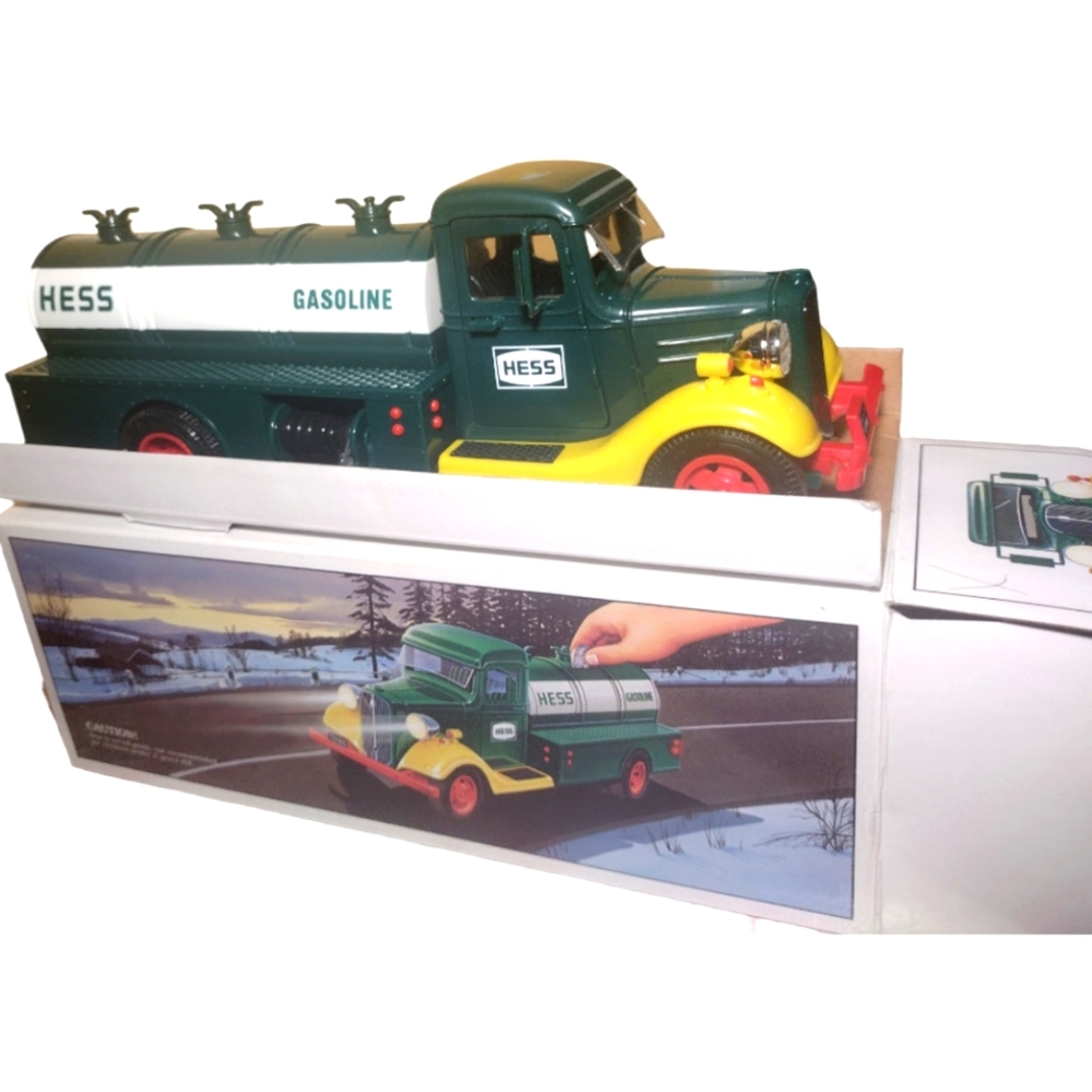 Vintage 1985 First Hess Truck Toy Bank